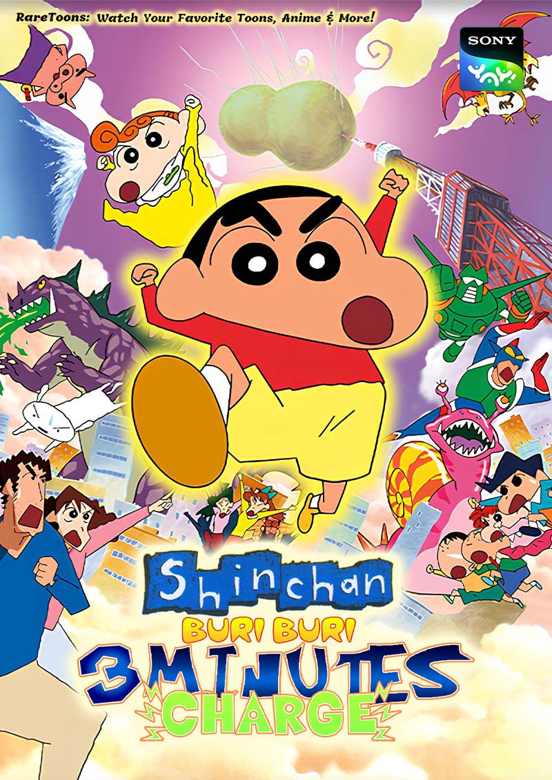 Shin-chan the Movie 13: Buri Buri 3 Minutes Charge Hindi – Tamil – Telugu Download
