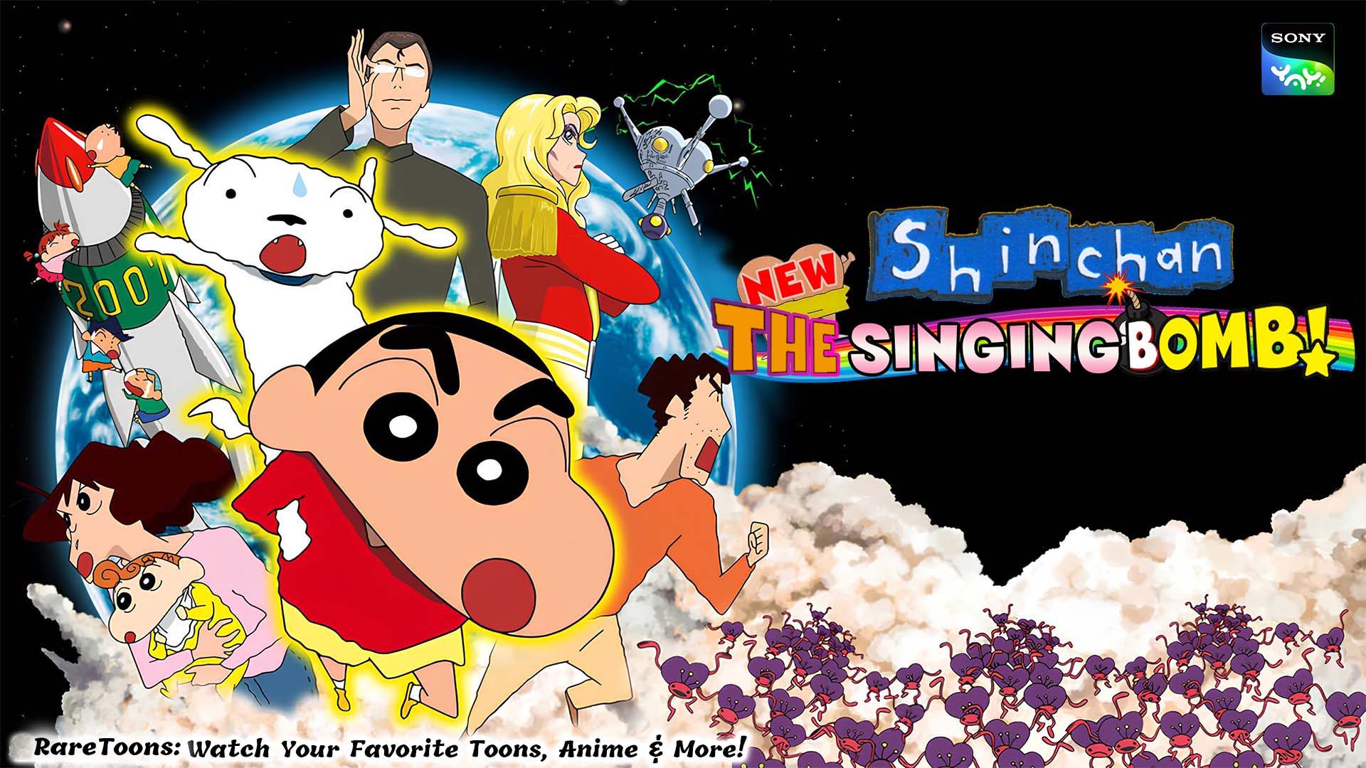 Shin-chan the Movie 15: The Singing Bomb Hindi – Tamil – Telugu Download